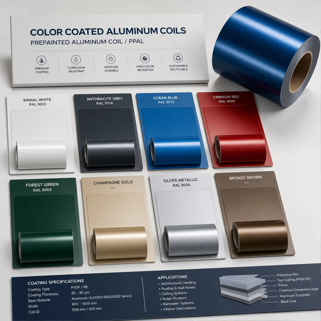 Top 8 RAL Colors for Color Coated Aluminum Coil in 2026