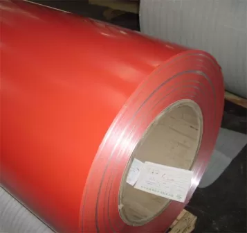 Red Color Aluminum Coil