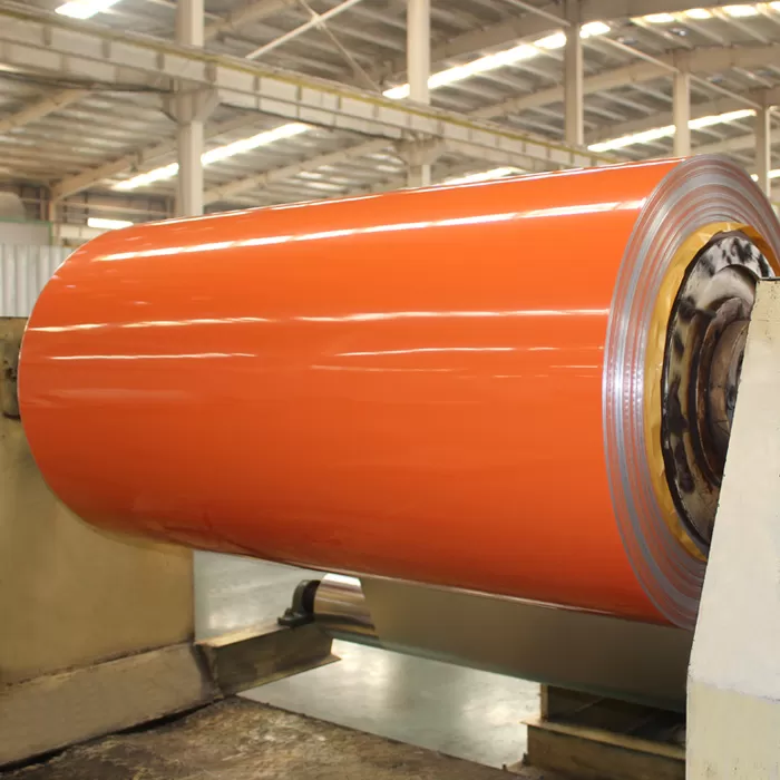 Orange Color Aluminum Coil