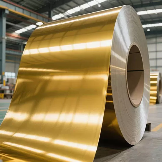 Goden Color Aluminum Coil