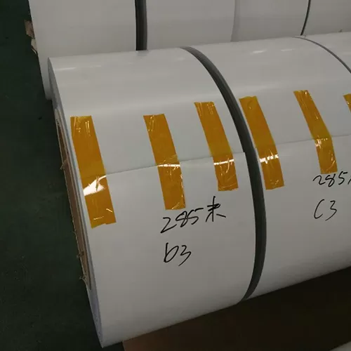 24 White Aluminum Coil Stock