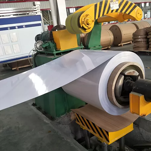 24 White Aluminum Coil Stock