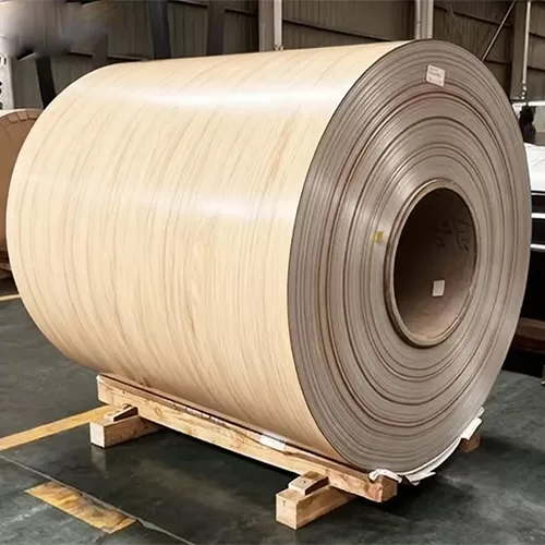 White Wood Grain Aluminum Coil