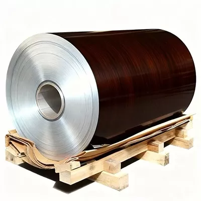 Wood Grain Finish Aluminum Trim Coil