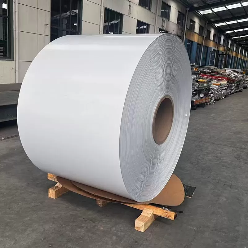 What specific correspondences link color-coated aluminum coils' material properties, specs, processing, surface treatment & HS codes?